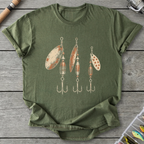 Vintage Fishing Spinners T-Shirt in Military Green | River Giants Club