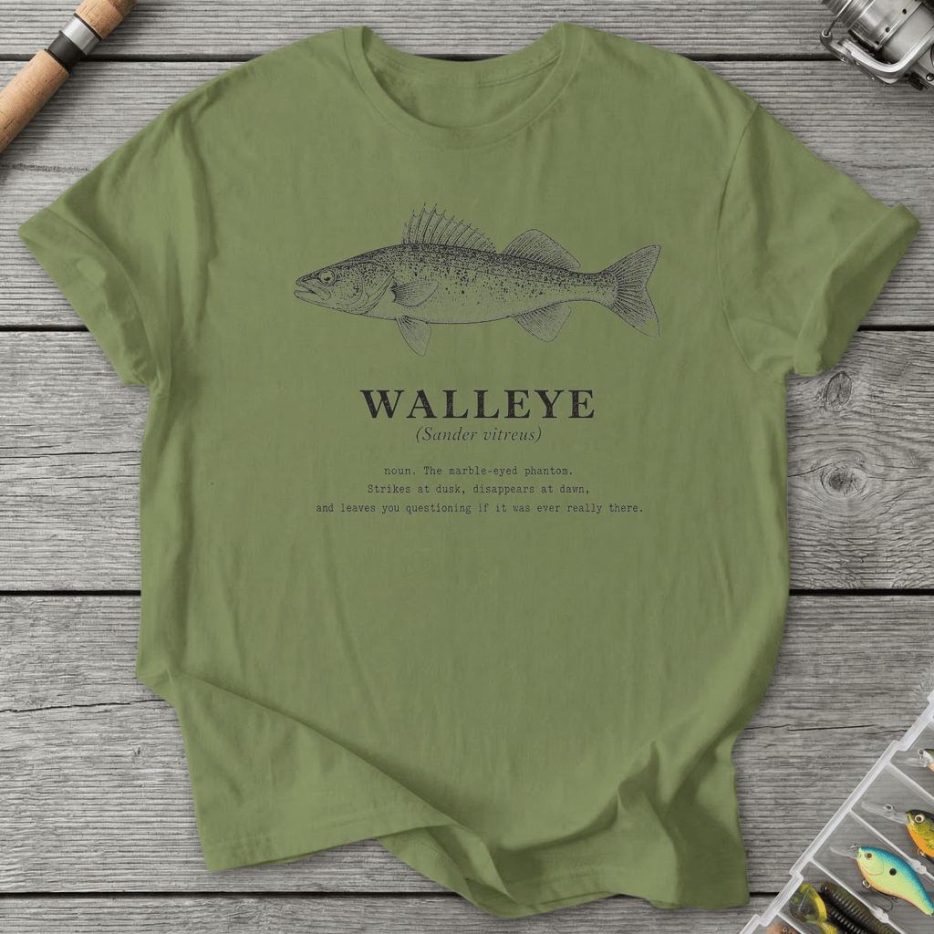 Walleye Definition T-Shirt in Pistachio | River Giants Club