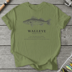 WALLEYE Definition T-Shirt in Pistachio | River Giants Club