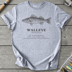 WALLEYE Definition T-Shirt in Sport Grey | River Giants Club