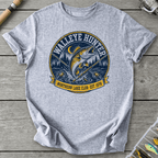 Walleye Hunter Club T-Shirt in Sport Grey | River Giants Club
