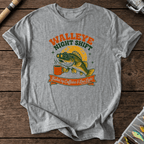 Walleye Night Shift T-Shirt in Graphite Heather | River Giants Club