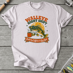 Walleye Night Shift T-Shirt in Ice Grey | River Giants Club