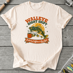 Walleye Night Shift T-Shirt in Natural | River Giants Club