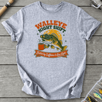Walleye Night Shift T-Shirt in Sport Grey | River Giants Club