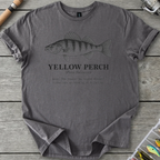 YELLOW PERCH Definition T-Shirt in Charcoal | River Giants Club