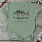 YELLOW PERCH Definition T-Shirt in Sage | River Giants Club