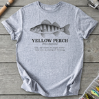 YELLOW PERCH Definition T-Shirt in Sport Grey | River Giants Club