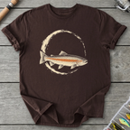 Zen Trout T-Shirt in Dark Chocolate | River Giants Club